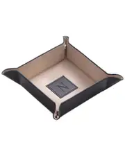 Bey-Berk Monogrammed Black Leather Snap Valet, (A-Z)