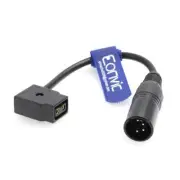 D-TAP Female to XLR 4pin Male Adapter Cable 20cm