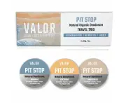 Deodorants & Antiperspirants Valor Pit Stop Deodorant Travel Trio