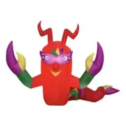 Mardi Gras Crawfish Airblown Yard Inflatable, 40.16 in crawfish seafood boil