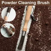 Espresso Grinder Machine Group Head Bristle Coffee Machine Cleaning Wooden Brush