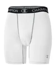 Champion Gear Men`s Power Flex Compression Shorts, 80196T, M, White/Concrete