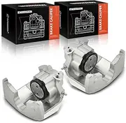 Brake Caliper Replacement for Ford Granada 1975-1980 Lincoln Versailles 1977-1980 Mercury Monarch 1975-1979, without Bracket, one side, 1 Piston, Steel Piston, Rear Left and Right, Set of 2