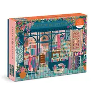 Stitch By Stitch 1000 Piece Puzzle by Galison Paperback Book