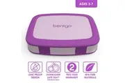 Bentgo Kids Lunch Box With Compartment Bento-Style Container Leak-Proof Purple