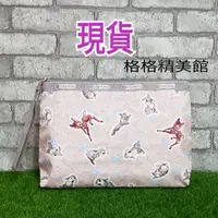 在飛比找蝦皮購物優惠-LeSportsac 小鹿斑比手拿化妝包(8236)