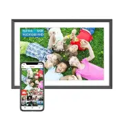 ARZOPA Digital Picture Frame 15.6" Large WiFi Digital Electronic Photo Frame ...