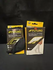 2 Pc Lot XL 3M Futuro Compression Socks & Knee Length Stockings Damaged Boxes
