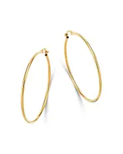 Moon & Meadow 14K Yellow Gold Small Classic Hoop Earrings - Exclusive