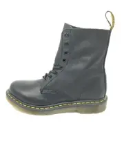 Women's Shoes Dr. Martens PASCAL 8 Eye Leather Boots BLACK VIRGINIA Size 5,9,10