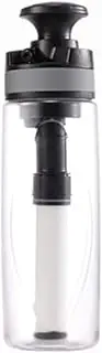 Generic Water Purifier Bottle, Portable Water Filter System, Water Purification Pump for Hiking, Travel, Family, Backpacking Survival