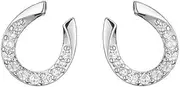 [Generic] Cute Horseshoe U Shaped Small Stud Earrings for Women Teen Girls Cartilage Minimalist Hypoallergenic Post Piercing Studs Animal Lover Fashion Jewelry Birthday Xmas
