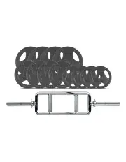 [Cortex] 40kg Tri Bar Standard Weight Set 25mm in Black