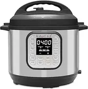 [Instant Pot] Duo 7-in-1 Multi-Cooker 5.7L - Brushed Stainless Steel, Large Pressure Cooker, Slow Cooker, Rice Cooker, Sauté Pan, Yoghurt Maker, Food Steamer Pot and Food Warmer, Dishwasher Safe