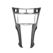 2 Din Car Radio Stereo Frame Trim Kit Of Dashboard For Toyota Yaris Vitz Platz 2005-2011 DVD Player Installation Bezel Silver Black