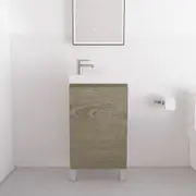 450*250*850mm Forest Timber Dark Oak Mini Freestanding Vanity