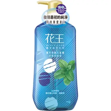 花王植萃弱酸洗髮精涼感控油型750ml