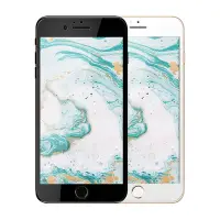 在飛比找Yahoo奇摩購物中心優惠-3入 iPhone 6S 6 9D滿版透明9H玻璃鋼化膜手機