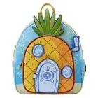 NWT Loungefly SpongeBob SquarePants Mini Backpack + Wallet Pineapple House New