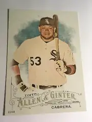 2016 Topps Allen & Ginter Jumbo 5x7 Melky Cabrera White Sox 67 #’d 07/49
