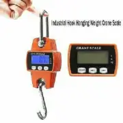 Mini Crane Scale 300KG/660LBS Industrial Hook Hanging Weight Digital LCD Display
