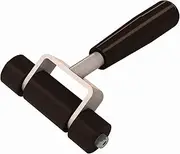 Bon 86-104 4-Inch Solid Wheel Carpet Seam Roller, Black