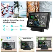 Wireless Weather Station Forecast Digital Thermometer Hygrometer Indoor/Outdoor