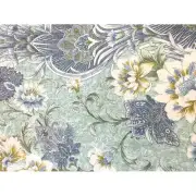 BEAUTIFUL CHIC BLUE GREY AQUA TEAL BOHEMIAN COASTAL TROPICAL BOHO QUILT SET NEW
