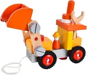 Levemolo Excavator Truck Toys Garbage Truck Toy Children Digger Toy Train Toy Child Dump Truck Toy Construction Truck Modle Boys Construction Toys for Boys Toys Wooden