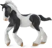 Collecta Gypsy Foal Black & White Piebald Horse Toy