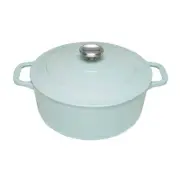 Chasseur Round French Oven Forest For Slow Cooking Duck Egg Blue 20cm 2.5L