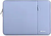 MOSISO Laptop Case 13 inch, 13 inch Laptop Sleeve Compatible with MacBook Air M4 M3 M2 M1 2025-2018 / Pro M2 M1 2025-2016, Polyester Vertical Computer Sleeve Bag with Pocket, Cerulean Blue