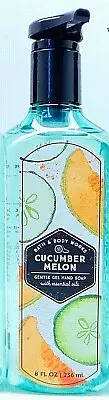 BATH & BODY WORKS CUCUMBER MELON GENTLE GEL HAND SOAP 8 oz NEW!