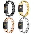 Stainless Steel Bracelet Watch Replacement Link Band Strap for Fitbit Charge 6 5