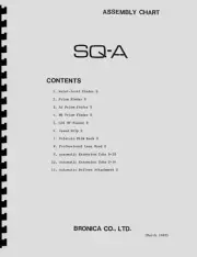 Bronica SQ-A Finders & Accessories Assembly Charts for Service & Repair Reprint