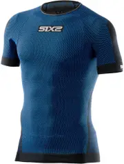 Sixs TS1, functional shirt shortsleeve unisex , color: Dark Blue/Black , size: 3XL/4XL
