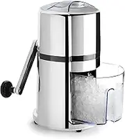 IBILI 792400 Ice Crusher 16x26 cm, Stainless Steel, Silver/Black, 16 x 16 x 26 cm