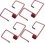 SWOOMEY Car Windshield Wiper Arm Booster Spring 4 Pieces Universal Red Spring Set for Easy Replacement and Performance Upgrade
