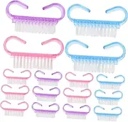ASAKKURA 21pcs Nail Art Cleaning Brush Kit Professional Manicure Dust Tool Nail Care Set