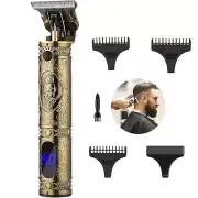 Professional Hair Trimmer Hair Clippers for Men Zero Gapped T-Blade Shaver Ha...
