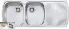 Oliveri Monet Double Left Hand Bowl Inset Sink With Drainer MO771