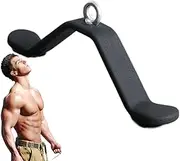 Tricep Barbell,Body Strength Exercise - Portable Strength Training Triceps Lower Pull Rod Equipment for Gym, Home, Workout, Fitness