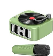 Small Wireless Karaoke Machine - Karaoke Machines for Adults, Portable Singing Toy, Portable Speaker for Girl, Handheld Retro Music Player for Girls and Birthday