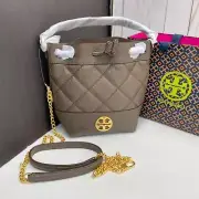 TORY BURCH 87869 WILLA MINI BUCKET BAG IN VOLCANIC STONE
