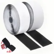 2 Inch x 5 Yards Hook and Loop Tape with Adhesive,Strong Back Adhesive Fasten...