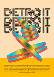 [Namly Design] Poster - Detroit Techno Artwork