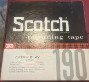 SCOTCH Plastic MAGNETIC RECORDING REEL TO REEL TAPE 190 Used Sold As Blanks
