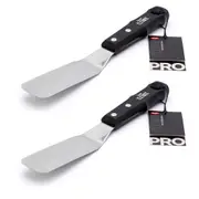 2x Jasart Elevate Pro #8 Metal Palette Knife 35x26cm Painting Spatula Large BLK