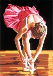 "Ballet dancer" Printed Canvas for Needlepoint Tapestry Gobelin Embroidery 14725
