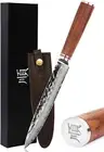 YOUSUNLONG Carving Knife 8 Inch Slicing Knives Japanese Damascus Hammered Steel